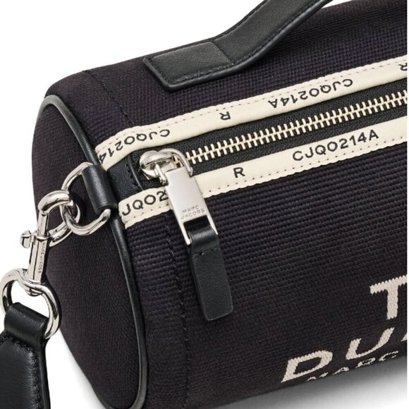 NWT! Marc Jacobs The Jacquard Duffle bag -Black Canvas - Picture 16 of 16